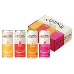 Equinox Kombucha - 4 Flavour Multi-Pack - Sparkling Refreshing Drink with Live Kombucha Cultures (Pack of 12 x 250 ml)