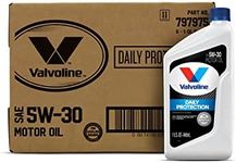 Valvoline Daily Protection SAE 5W-30 Synthetic Blend Motor Oil 1 QT, Case of 6 (Packaging May Vary)