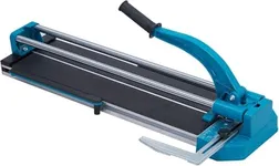 Manual Tile Cutter, 48 Inch Tungsten Carbide Cutting Wheel, Precision Cutting, Anti-Skid Feet, Double Rails for Workshops