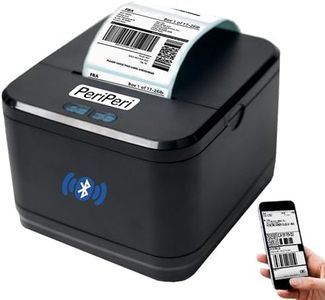 PeriPeri (2inch L+R 58mm Direct Thermal Label + Receipt Printer for Print Labels & Receipts Compatible with Android, iOS, Windows (USB + Bluetooth + LAN)