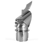 ROTOWENT - Self-adjusting steel chimney cap - Does not open - Dragon PT - 6", 8", 10"