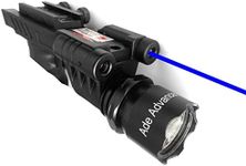 Ade Advanced Optics 650 lm Dual Strobe Flashlight with Blue Laser Combo Sight