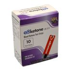 10 eBketone Blood Ketone Test Strips eBketone Blood Ketone Meter Strips (Meter Sold Separately)