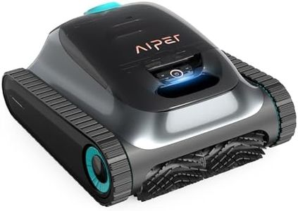 AIPER Poolroboter Wand und Boden, Wasserlinie, Poolsauger Akku mit 150 Min. Laufzeit, 4 Modi, Großer 3,5L Filterkorb, Intelligenten Navigation 2.0, Poolreiniger für Aufstellpools bis zu 150㎡