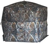 ThunderBay Gobbler Lodge 5-Side Hunting Blind, 4 Person Ground Blind for Deer Hunting, 300D Oxford Fabric Deer Blind, JX Hardwood Camo Pattern…