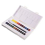 Sennelier, La Petite Aquarelle Watercolor Sets, 24-Color Half Pan Set, Multicolor