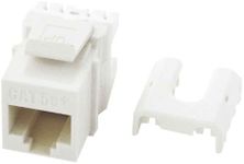 Legrand - On-Q WP3475WH50 RJ45 Cat5e QC Keystone Insert (50 Pack), White