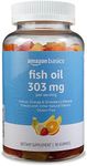 Amazon Basics Fish Oil 303 mg, Lemo