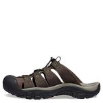 KEEN Men's Newport Closed Toe Slip on Slide Sandals, Canteen/Campsite, 11