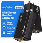 Nexustlink G.hn Powerline 1200Mbps Ethernet Over Coaxial Kit, GCA-1200-KIT (2-Units)