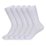 Supersox Regular School Uniform Socks for Kids, Made with Breathable, Anti Odour & Moisture Absorbent Combed Cotton with a Extra Durable Welt, Ideal For All Day Wear (Pack Of 5)