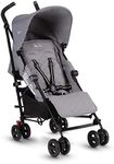 Silver Cross Zest Stroller, Compact and Lightweight Fully Reclining Baby To Toddler Pushchair – Silver (New)