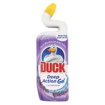 Duck Liquid Toilet Cleaner, Deep Action Gel, Lavender, 750 ml (Pack of 8)