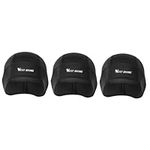 PACKOVE 3 Pcs Helmet Liner Quick Dry Helmet Cap Cooling Skull Cap Riding Cap Helmet Cozy Comfier Mask Summer Black