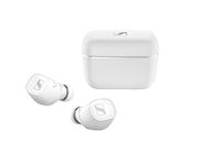 Sennheiser CX 400BT True Wireless Earbuds - Bluetooth In-Ear Headphones for Music and Calls - with Passive Noise Cancellation and Customisable Touch Controls, White