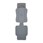 Prince Lionheart 2 Stage® SeatSaver® Protector | Prevents Isofix Car Seat Damage | Wipes Clean | Works Front & Rear Facing Car Seats & Boosters | High-Density Foam | Spill Barrier | Kick Guard - Grey
