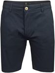 Xact Men's Cotton Stretch Chino Shorts (Navy) 36