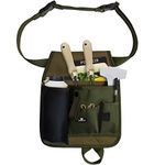 Case4Life - Gardening Tools Belt Bag - Adjustable Waist Tool Belt Pouch for Carpenters, Gardeners, Builders and Joiners - Unisex