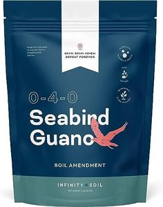 Infinity Soil - Seabird Guano - Sustainable and Natural Soil Amendment - Seabird Waste Rich in Phosphate and Calcium - Increases Foliage, Blooms and Fruit - 2 LBS