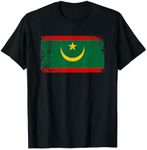 Vintage Made In MAURITANIA MAURITANIAN Flag Gift T-Shirt