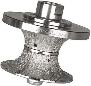 HOTYELL V40 (1-1/2'') Full Bullnose Diamond Hand Profiler, Profile Router Bit Wheel with 5/8''-11 Thread for Granite, Marble, Concrete and Countertop Edge (Fine)