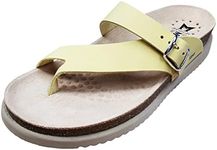 Mephisto Womens Helen Nubuck Leather Yellow Sandals 6.5 UK