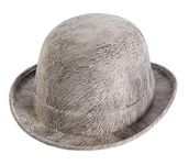 Forum Novelties Men's Novelty Adult Ghostly Derby Hat, Gray, One Size