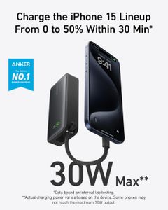 Anker Nano 10000mAh Power Bank – Compact Portable Charger