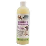 Nature's Specialties Coconut Clean Ultra Concentrated Dog Conditioning Shampoo for Pets, Natural Choice for Professional Groomers, Adds Highlighting and Body (16 oz)