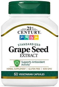 21st Century Grape Seed Extract Veg Capsules, 60 Count