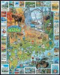 White Mountain Puzzles Best of Maine - 1000 Piece Jigsaw Puzzle