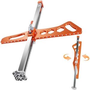 ZOYACREATE Drywall Cutting Tool, Foldable Hand Push Dual Positioning Drywall Cutter Tool 23 Wheels