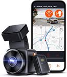 Vantrue E1 Mini 2.7K WiFi Dash Cam, 1944P Dash Camera with Voice Control, Night Vision, 7/24 Parking Mode, GPS, Motion Detection, Capacitor, Loop Recording Support 512GB MAX