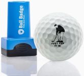 HODL 21 Ball Badge - Golf Ball Stamp (The Happy Series), Self-Inking Golf Ball Stamper, Golf Ball Marker, Reusable Golf Ball Marking Tool to Identify Golf Balls - Reusable Ink Stamp (Just Tap It in)