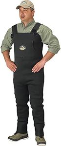 Caddis Men's Green Neoprene Stocking Foot Wader, Large Short Stout