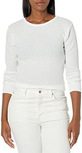 INDERA Traditional Long Johns Thermal Long-Sleeve, Women White