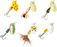 Panther Martin AW6 Pro Guide Anywhere Spinners Fishing Lure Kit - Assorted - Pack of 6