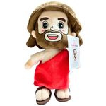 Pinkey Smile My Jesus Plush 14" Large Christ Doll Cute Christian Stuffed Plush Of Son Of God For Children, Church, Sunday School, Religious Gift, Kids Jesus Gift