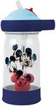 The First Years Disney Mickey Mouse Sip & See Kids Water Bottle - Water Bottle for Toddlers - Spill Proof Toddler Cup - 12 Oz