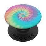 PopSockets Tie Dye Vintage Psychedelic Hippie Pastel 1960s-Style PopSockets PopGrip: Swappable Grip for Phones & Tablets