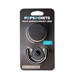 PopSockets: Collapsible Grip & Stand for Phones and Tablets - Black & Mount