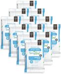 Simpleaf Flushable Wet Wipes Unscented | Plastic Free, Paraben & Alcohol Free | Hypoallergenic & Safe for Sensitive Skin | Soothing Aloe Formula | Adult Toilet Wipes (3 x 50 Counts Pack) 600 Counts