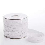 KnottyCord | Imported Sewing Button Hole/Kaj Knit Elastic Band (5 Meter, 1 Inch) for Tailoring/Sewing, Fashion Designing, Boutique, Stitching.