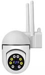 PKST Full HD Wi-fi Wireless CCTV Security IP Indoor 360 Degree Camera 1080p Smart Motion Detection and Alarm Auto Tracking, Two Way Audio Communication (Small PTZ)