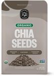 FGO Organic Chia Seeds, 2 Pound / 32oz, Natural Raw Black Chia Seeds from Paraguay, Plant-Based, Non-GMO, Vegan, Gluten-Free, Gels Easily, Superfood, Packaging May Vary (Pack of 1)