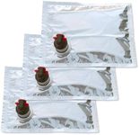 PortoVino Refill Dispenser Bag Compatible with Wine Purse - 3 Pack Spout of 50oz. Each (1.5L) Flask Perfect for Parties and Concerts. Bladder Holds up to 2 Bottles of Wine Each! Reusable and BPA Free
