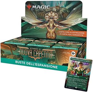 Magic The Gathering New Capenna Street Expansion Pack of 30 Envelopes and Bonus Card (Italian Version), Multi-Colour