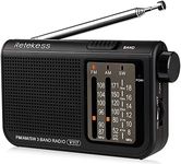 Retekess V117 Portable Radio AM FM,