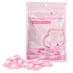 FYY 100 PCS Compressed Towel, Mini Tablets Disposable Portable Face Towel Cotton Coin Tissue for Travel, Camping, Hiking, Sport, Beauty Salon, Home Hand Wipes and Other Outdoor Activities Pink-1