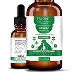 Happet Hemp Oil for Dogs, Cats and Pets. High Strength, 30ml bottle, 100% Natural Hemp Seed Oil – Helps with Anxiety and Stress Relief – Healthy Joints and Coat – Rich in Nutrients - Made in UK